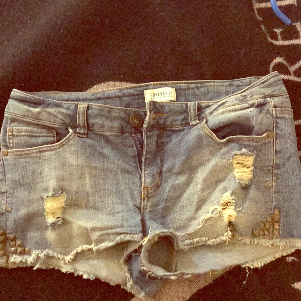 Forever 21 denim shorts